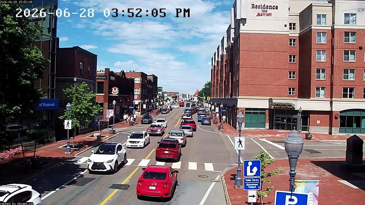 Web Cam image of Moncton (Main Street East)