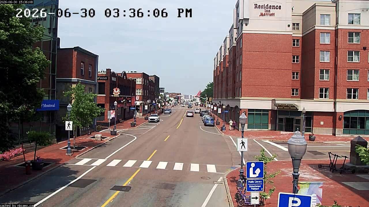 Web Cam image of Moncton (Main Street East)