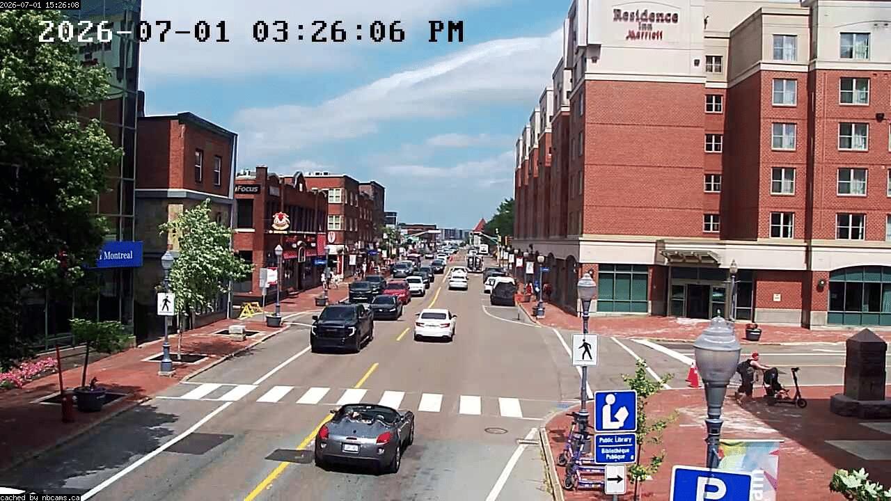 Web Cam image of Moncton (Main Street East)
