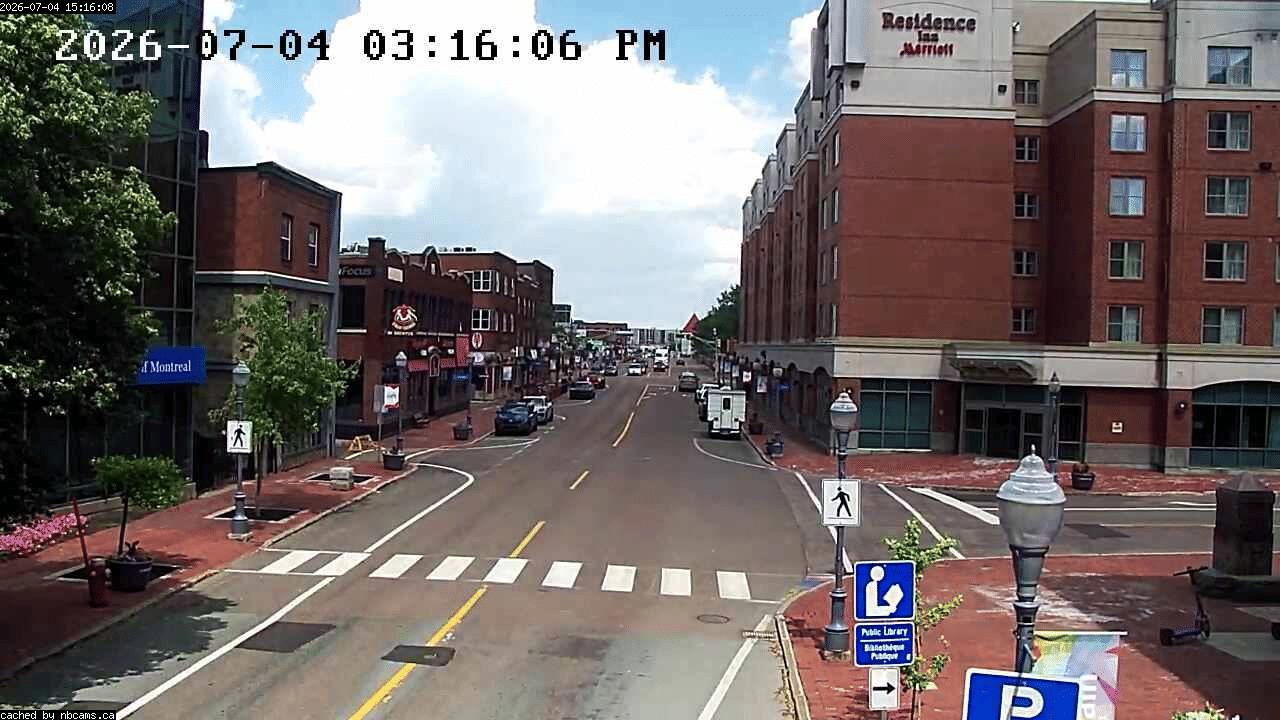 Web Cam image of Moncton (Main Street East)