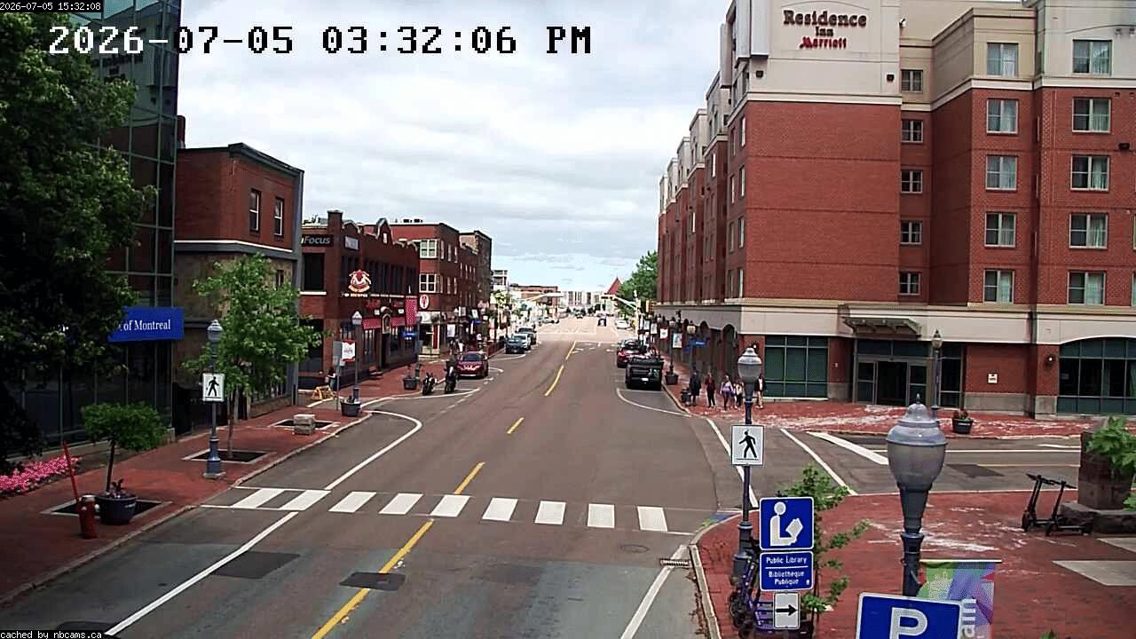 Web Cam image of Moncton (Main Street East)