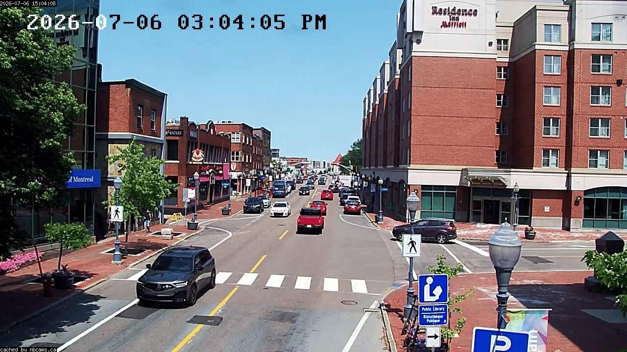 Web Cam image of Moncton (Main Street East)