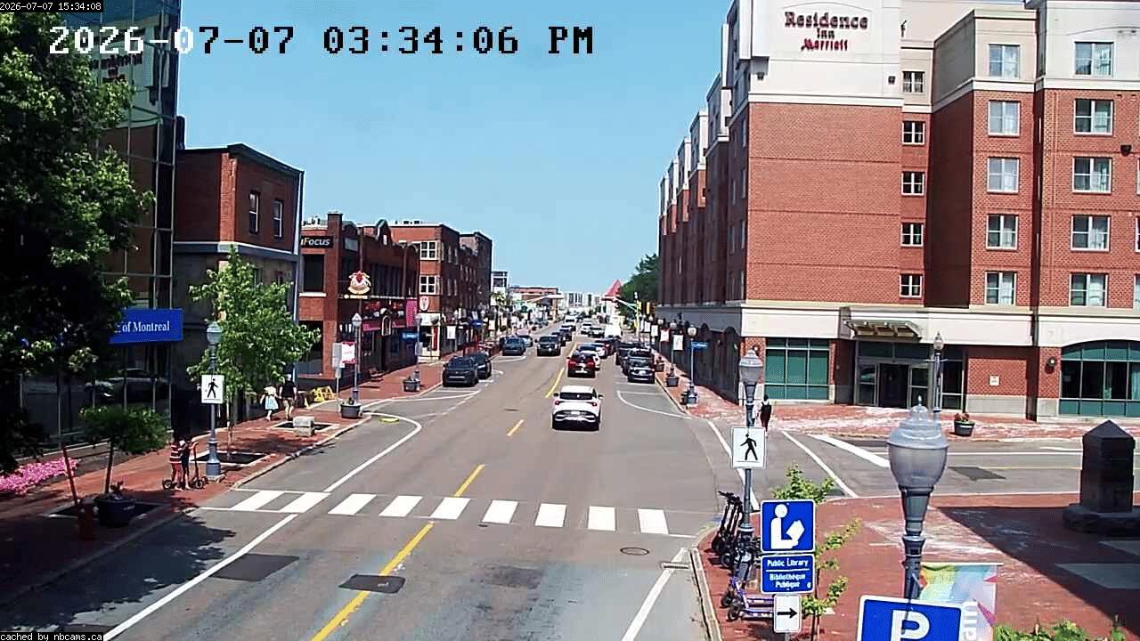 Web Cam image of Moncton (Main Street East)