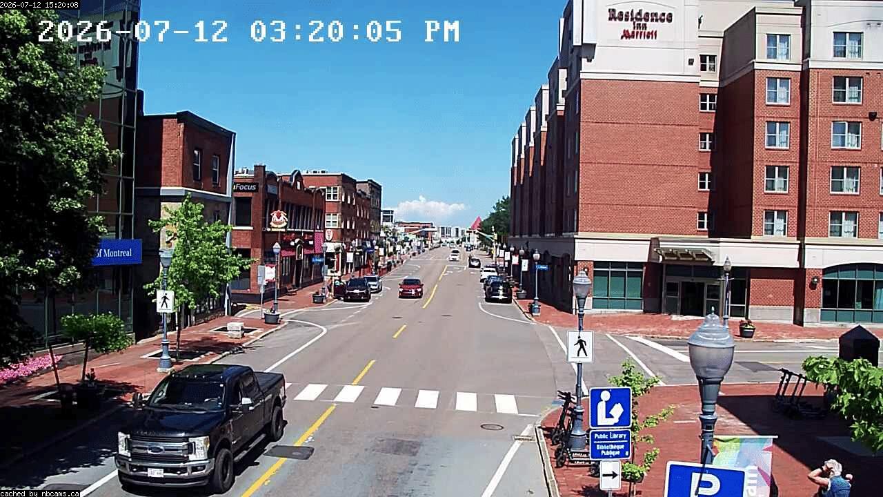 Web Cam image of Moncton (Main Street East)