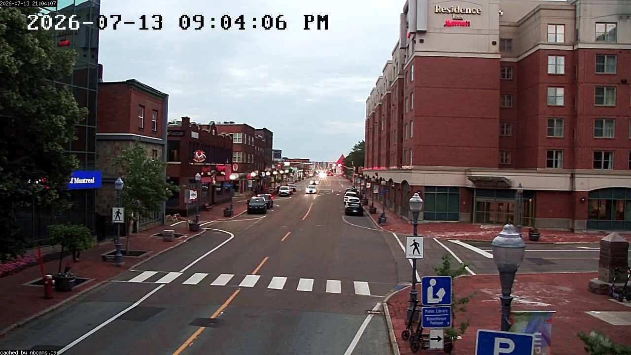 Web Cam image of Moncton (Main Street East)