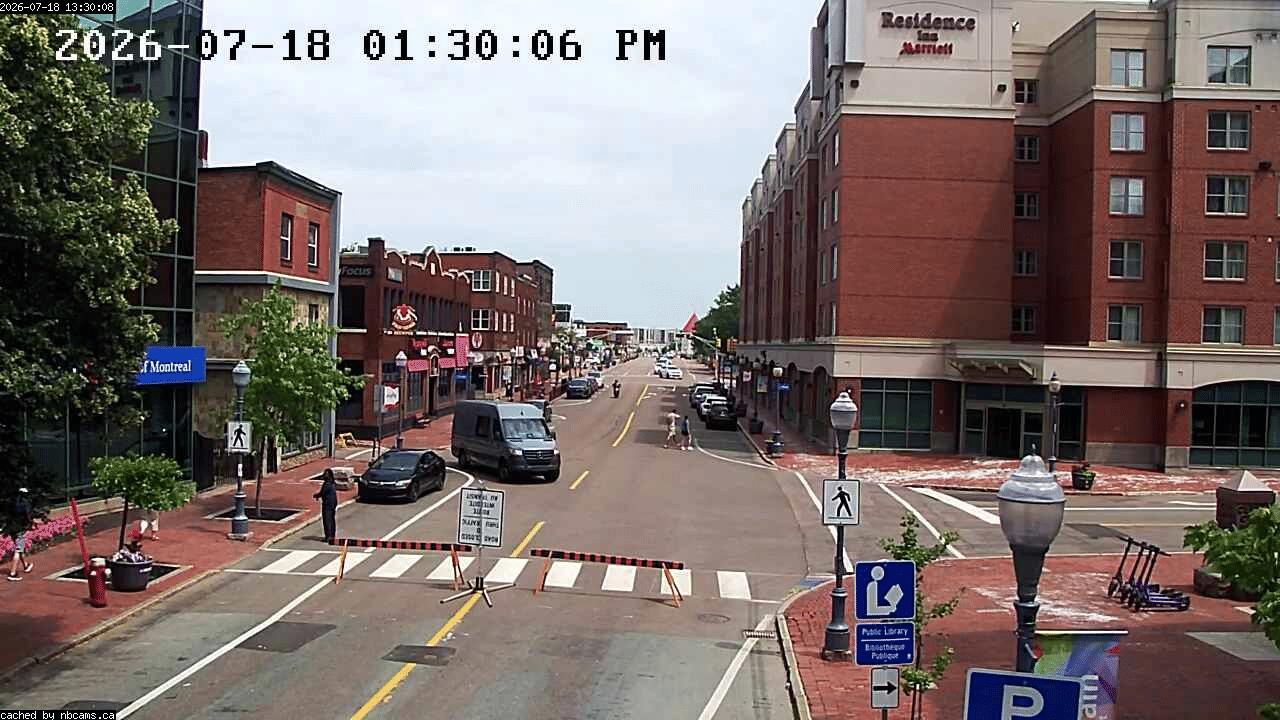 Web Cam image of Moncton (Main Street East)