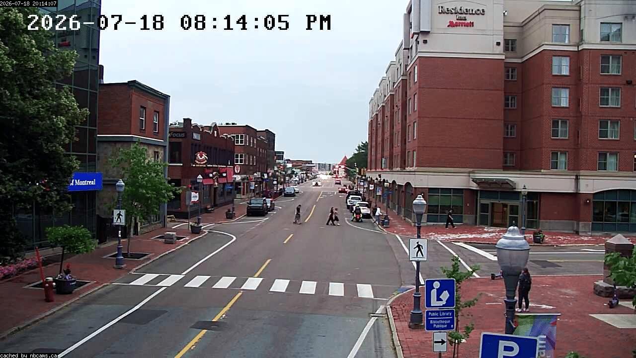 Web Cam image of Moncton (Main Street East)