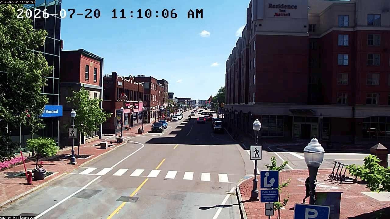 Web Cam image of Moncton (Main Street East)