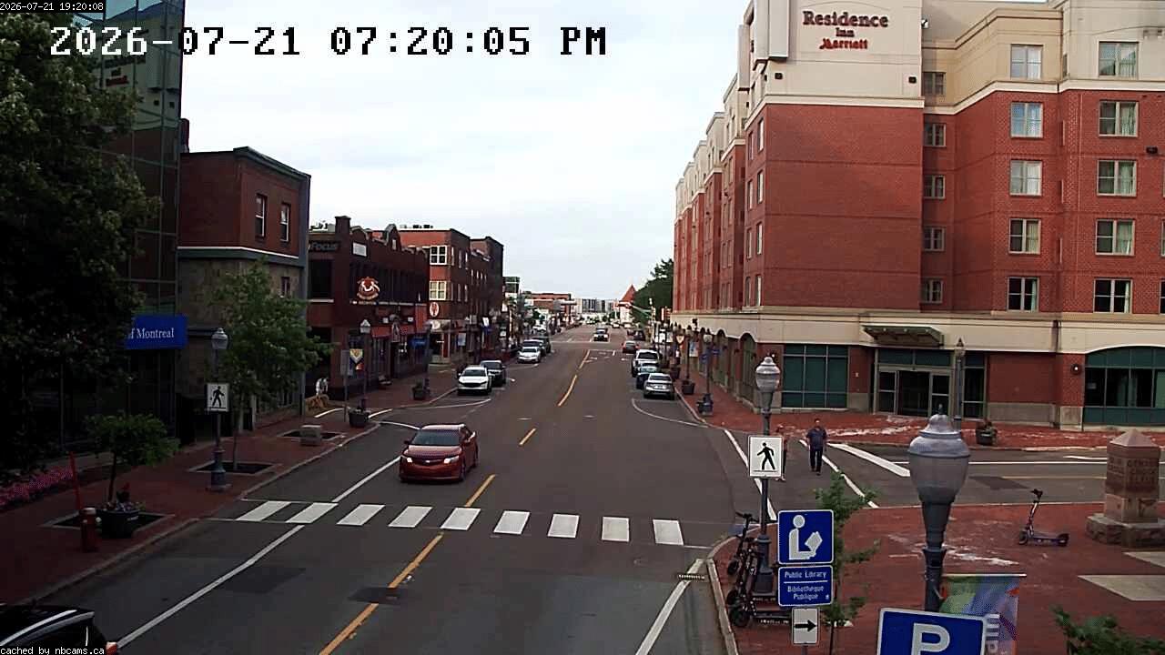 Web Cam image of Moncton (Main Street East)