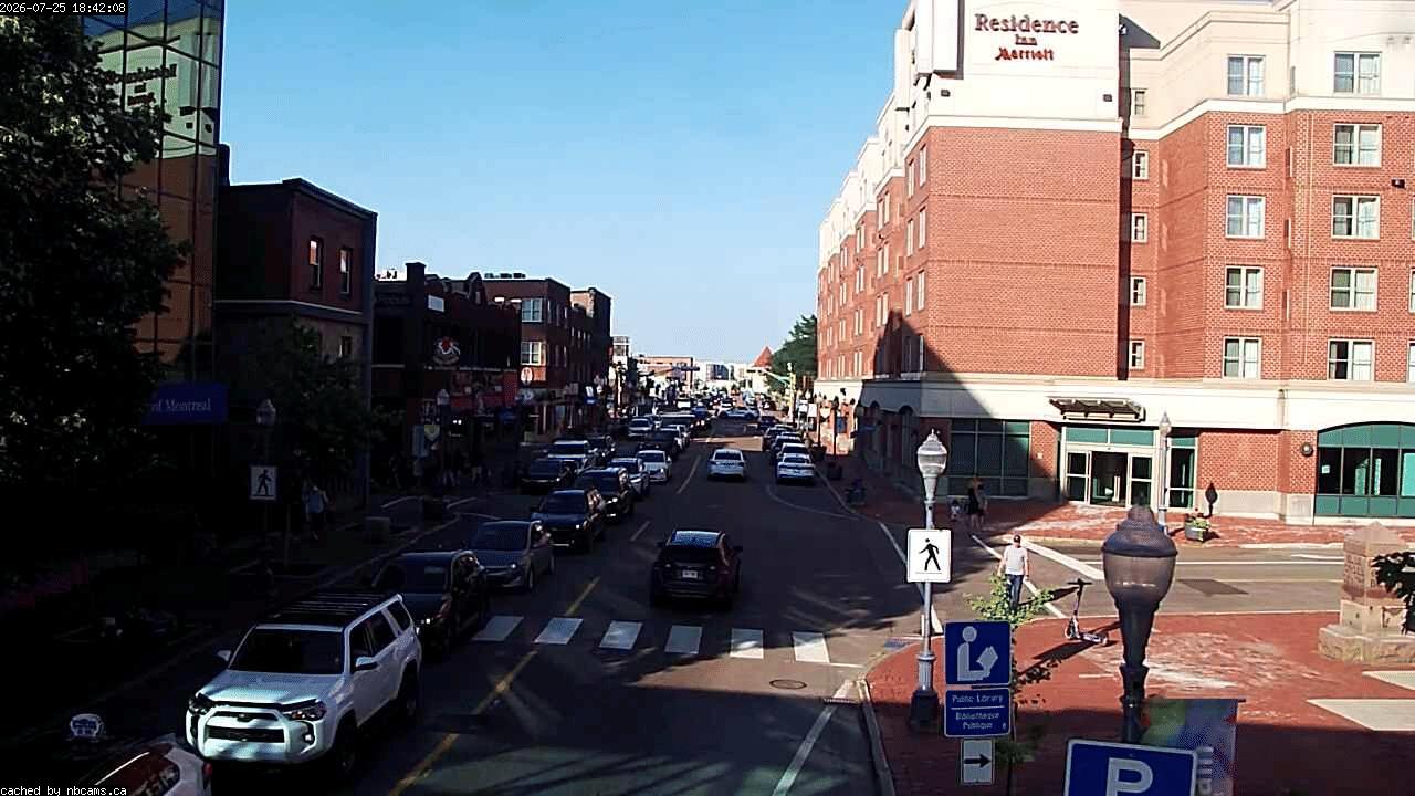 Web Cam image of Moncton (Main Street East)