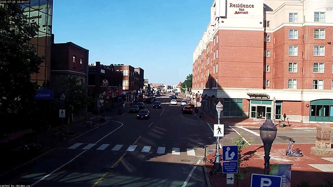 Web Cam image of Moncton (Main Street East)
