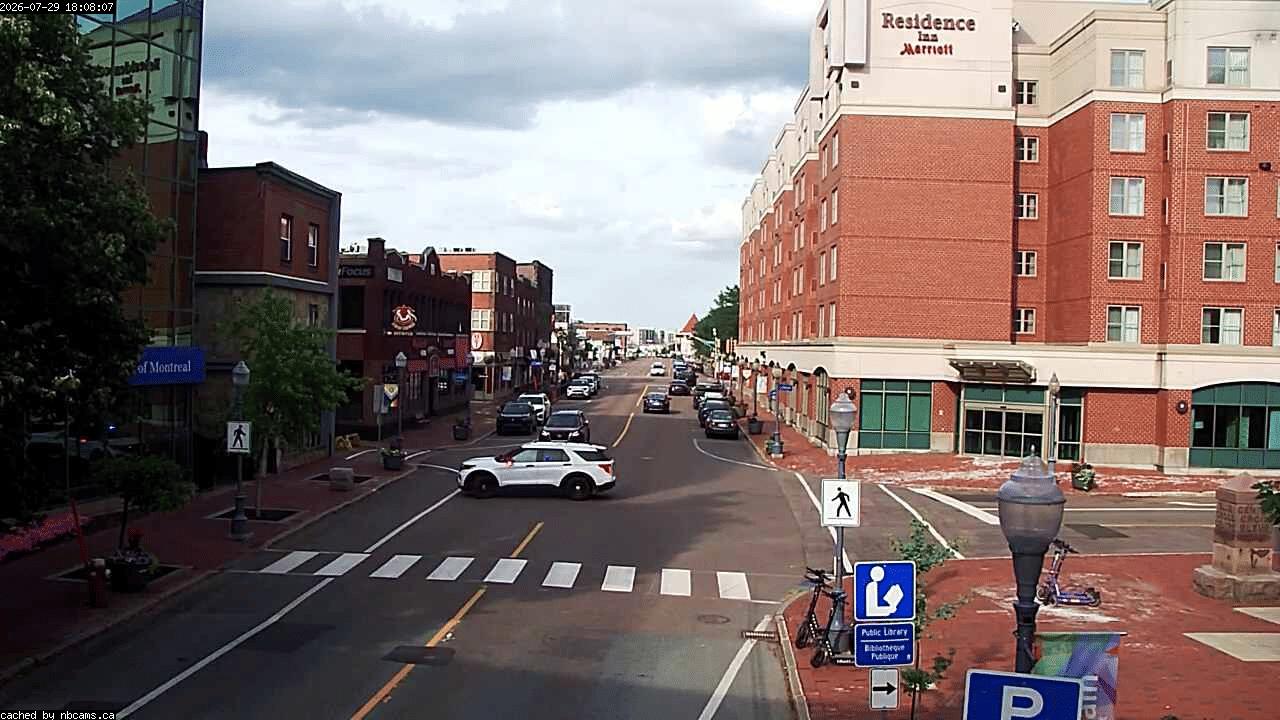 Web Cam image of Moncton (Main Street East)