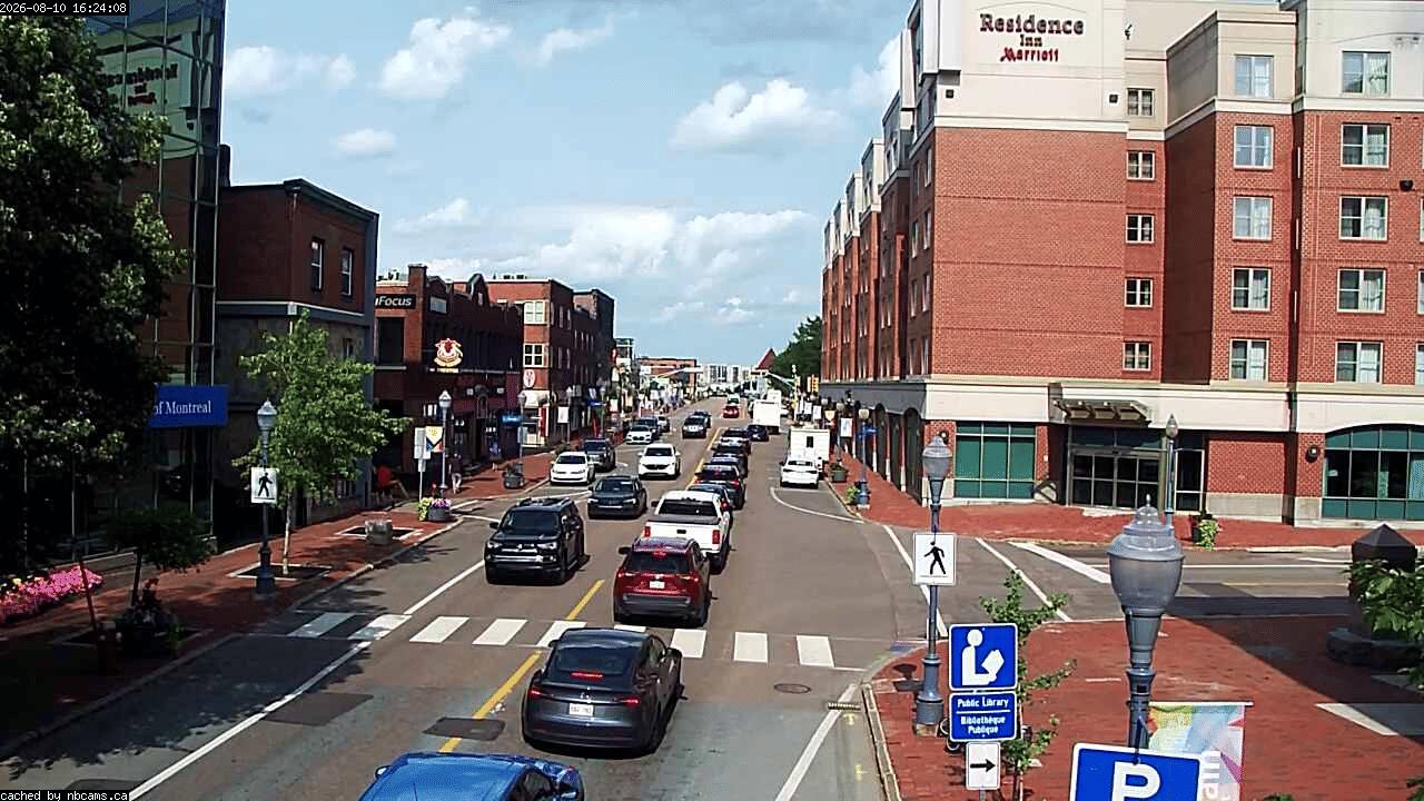 Web Cam image of Moncton (Main Street East)