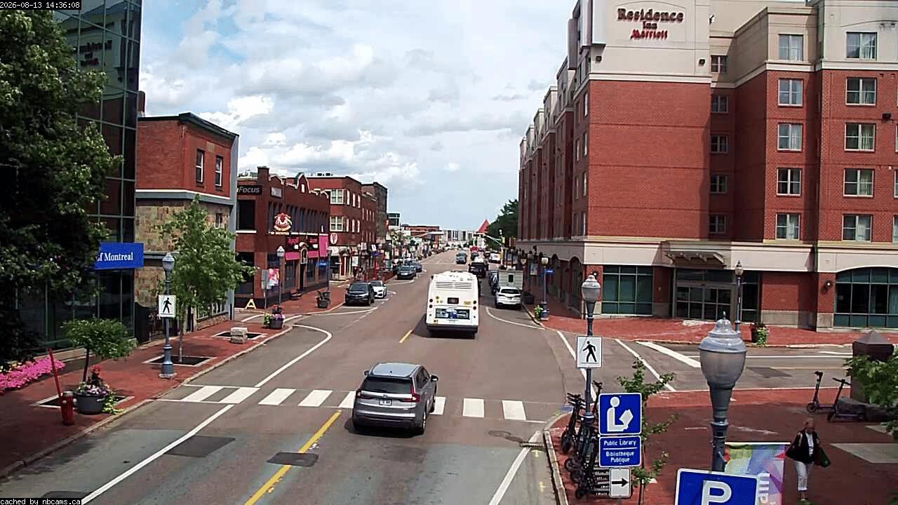Web Cam image of Moncton (Main Street East)