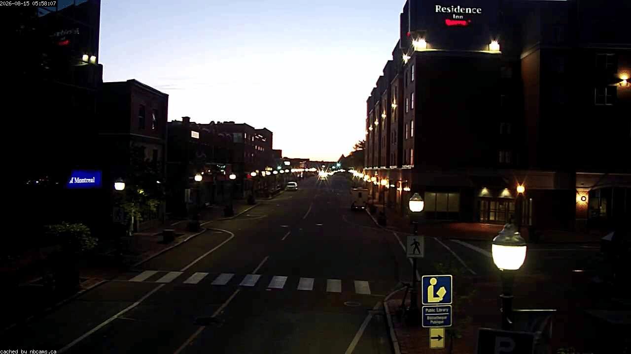 Web Cam image of Moncton (Main Street East)