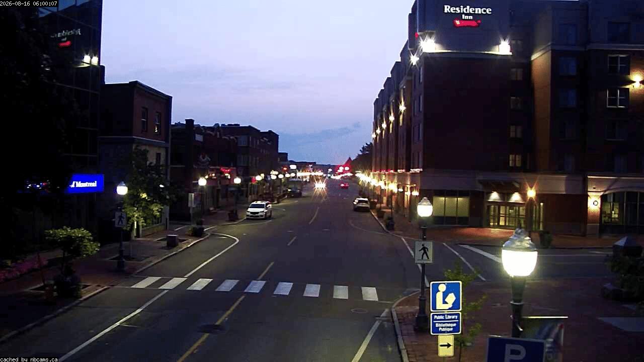 Web Cam image of Moncton (Main Street East)
