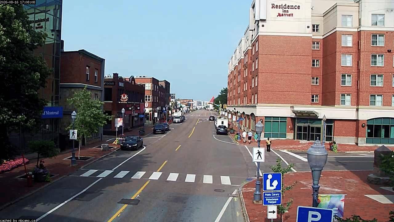 Web Cam image of Moncton (Main Street East)