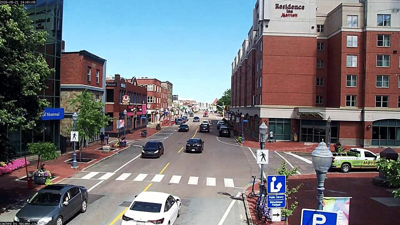 Web Cam image of Moncton (Main Street East)