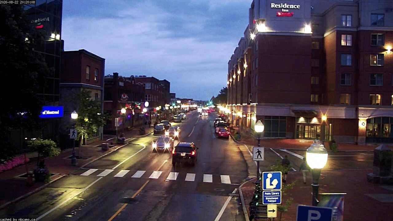 Web Cam image of Moncton (Main Street East)