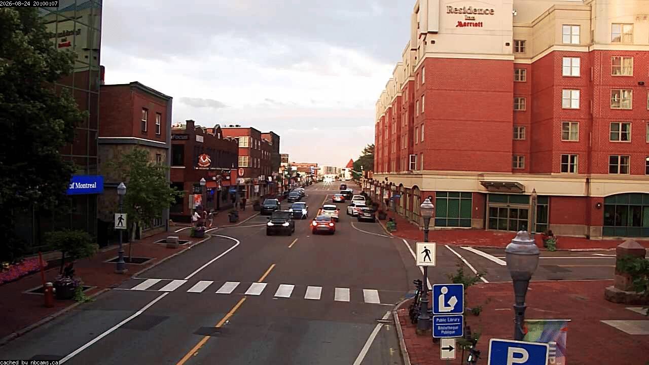 Web Cam image of Moncton (Main Street East)