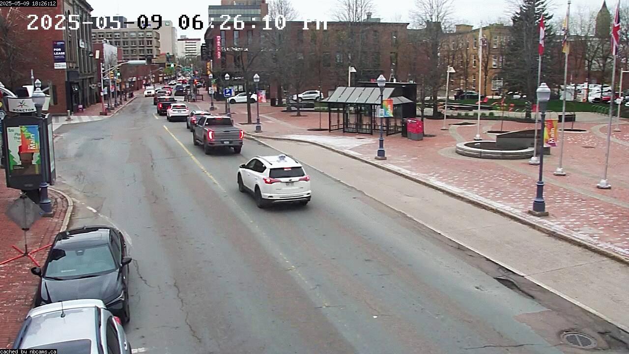 Web Cam image of Moncton (Main Street West)