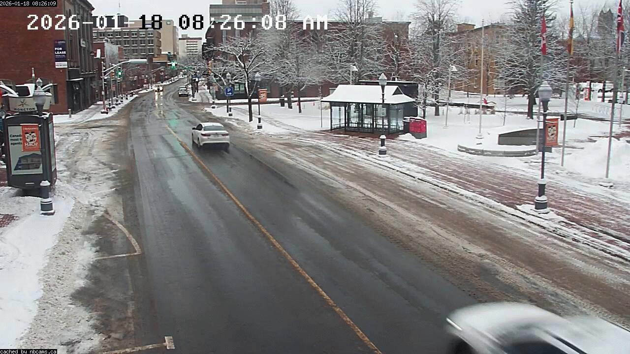 Web Cam image of Moncton (Main Street West)