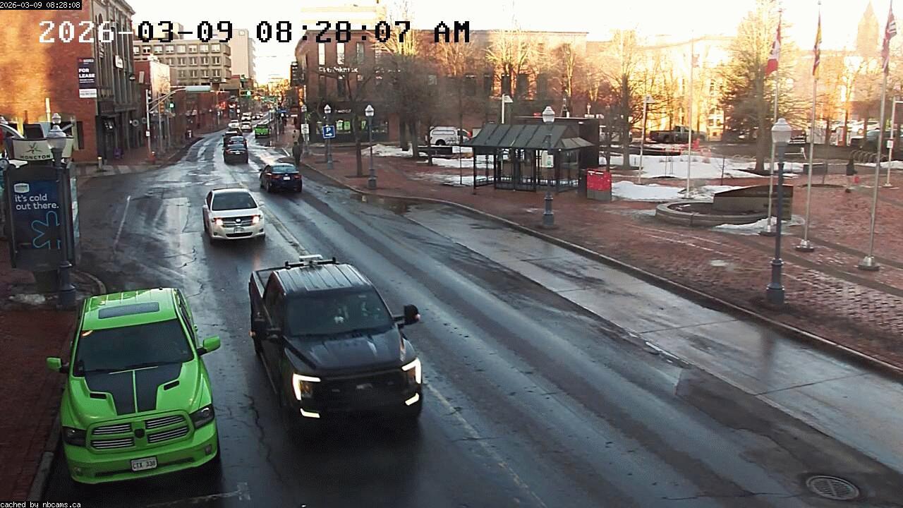 Web Cam image of Moncton (Main Street West)