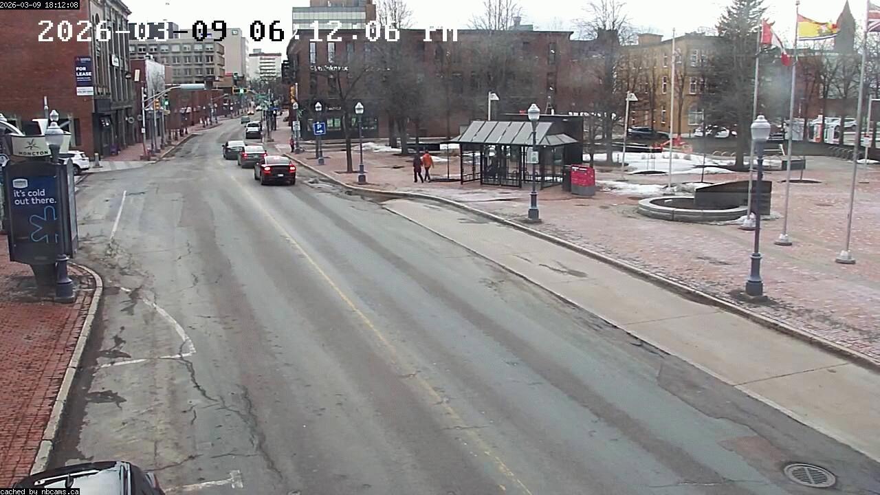 Web Cam image of Moncton (Main Street West)