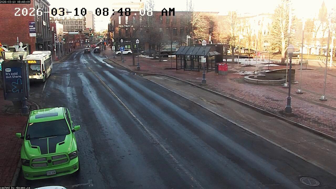 Web Cam image of Moncton (Main Street West)