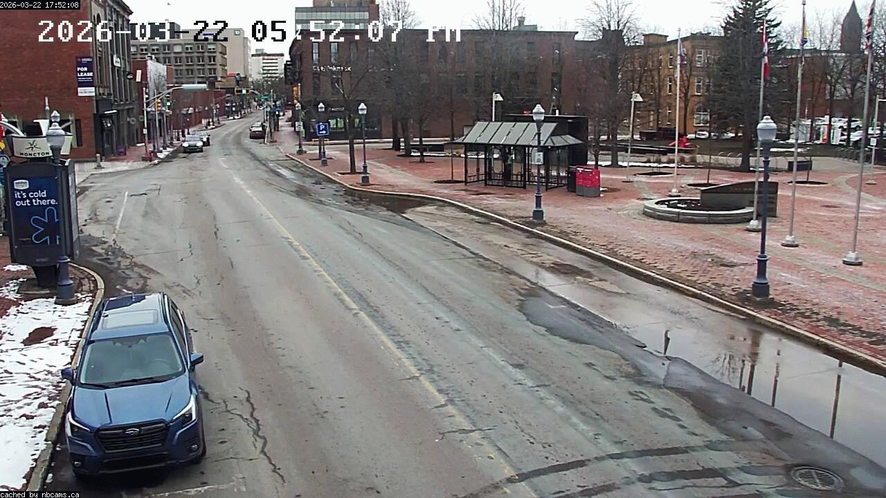 Web Cam image of Moncton (Main Street West)