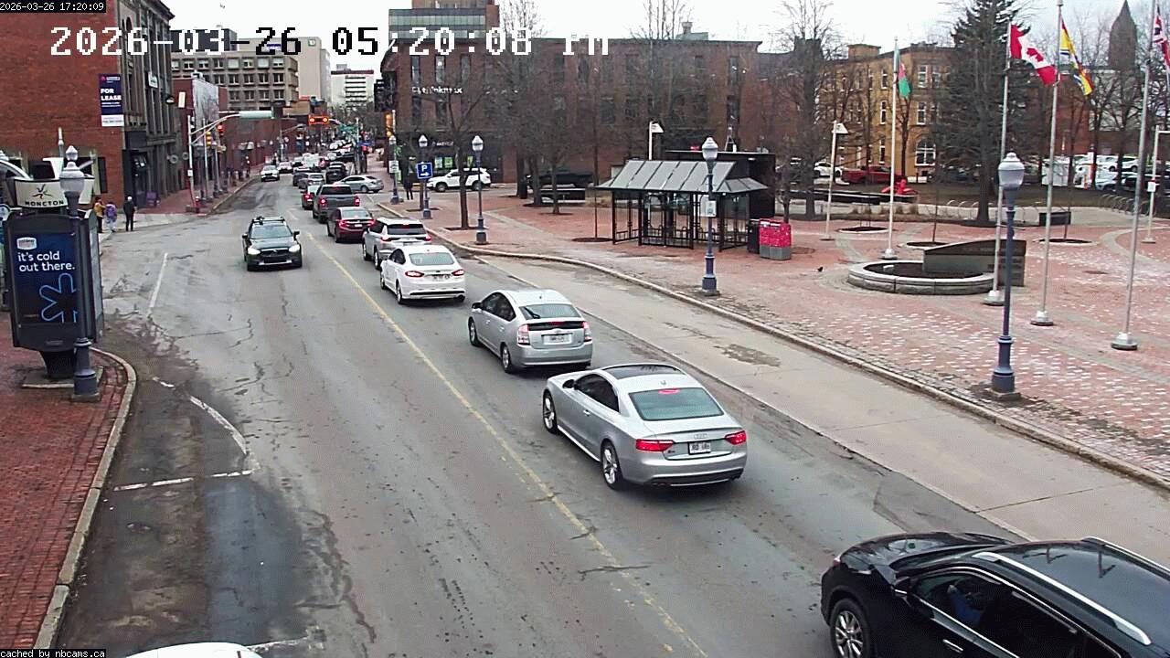Web Cam image of Moncton (Main Street West)