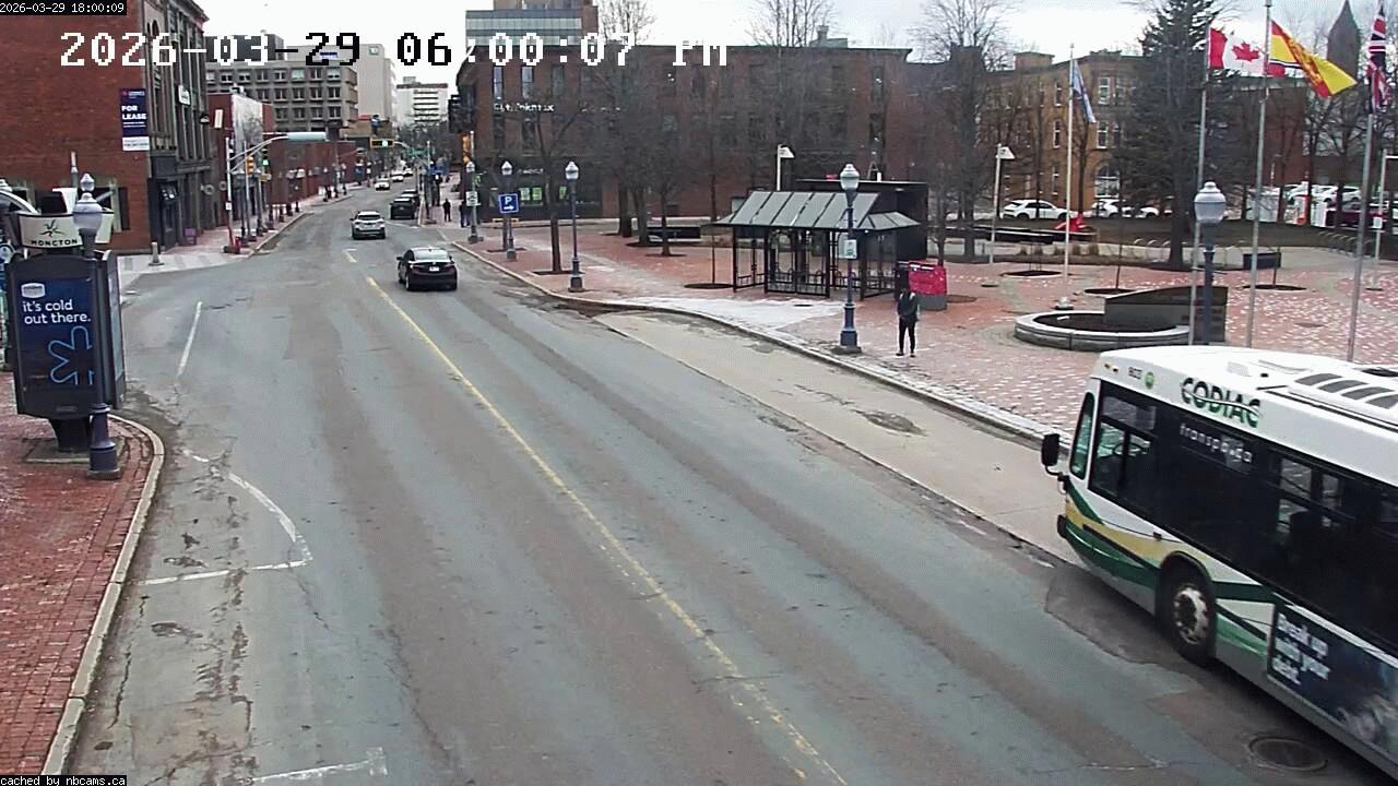 Web Cam image of Moncton (Main Street West)
