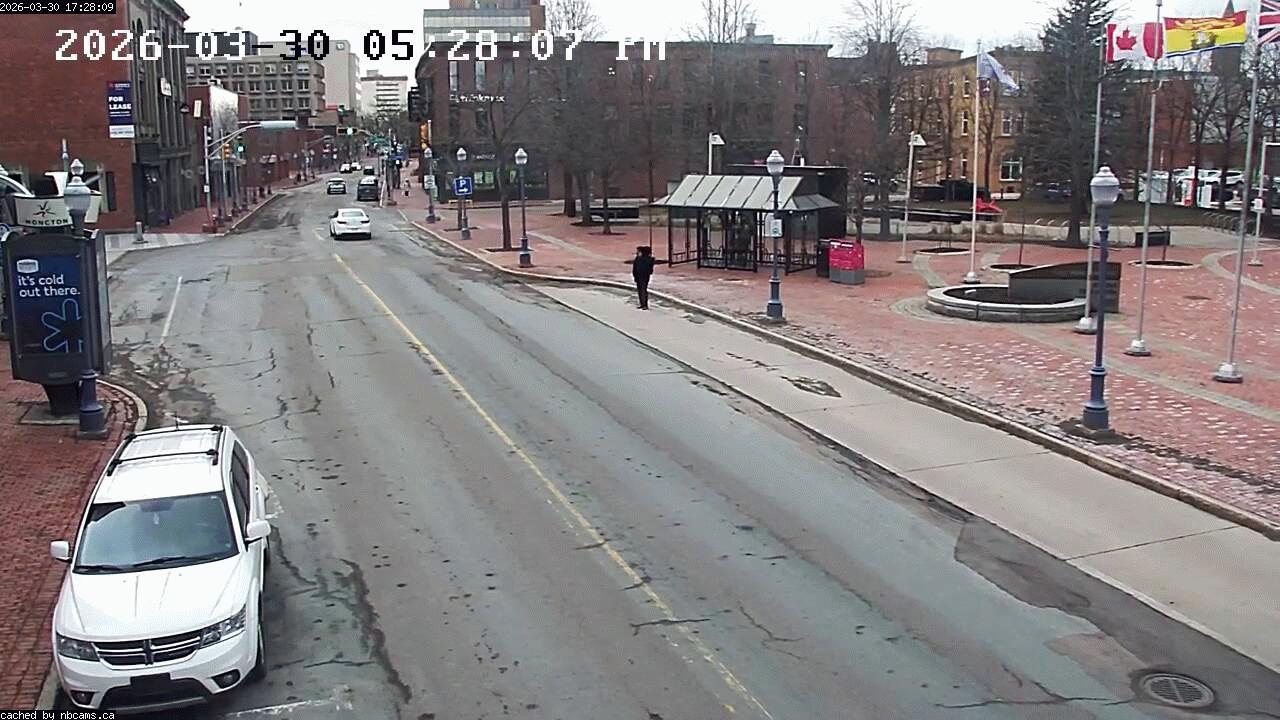 Web Cam image of Moncton (Main Street West)