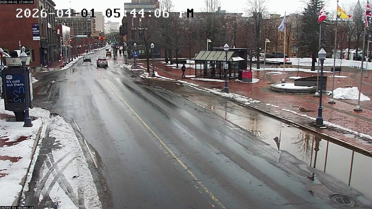 Web Cam image of Moncton (Main Street West)