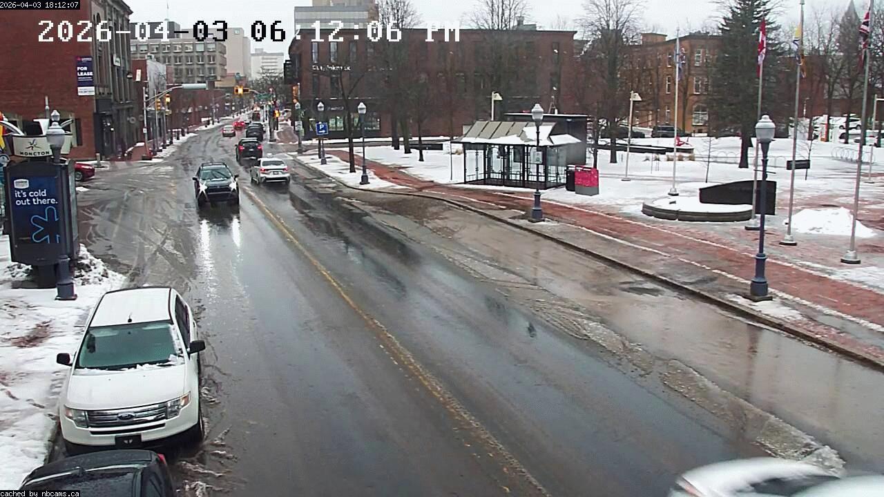 Web Cam image of Moncton (Main Street West)