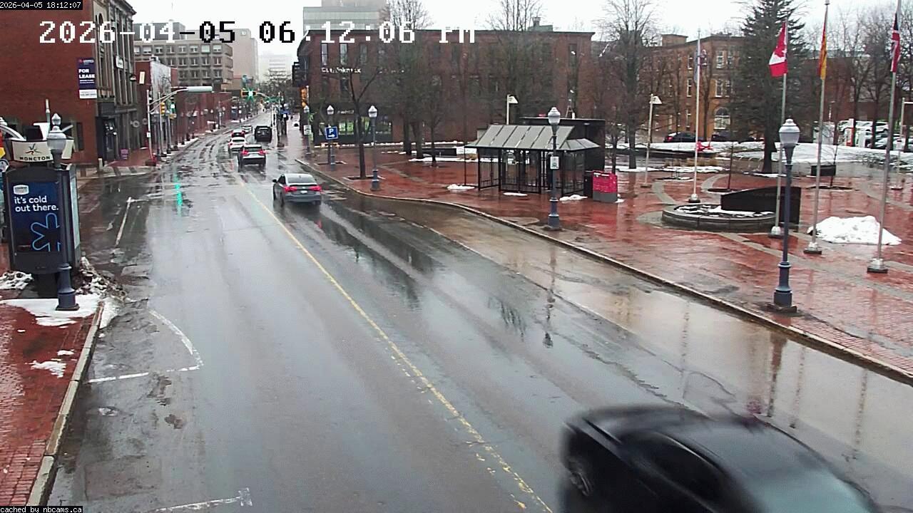 Web Cam image of Moncton (Main Street West)