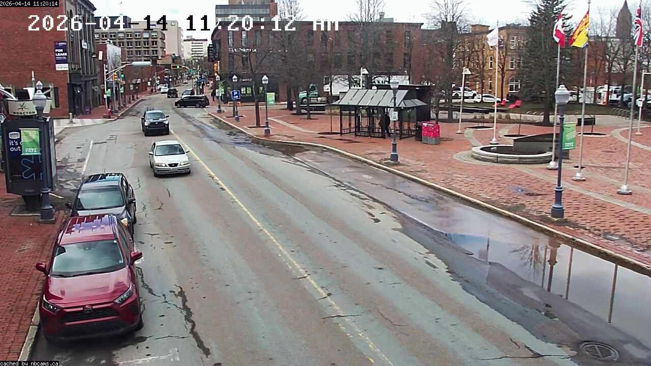 Web Cam image of Moncton (Main Street West)