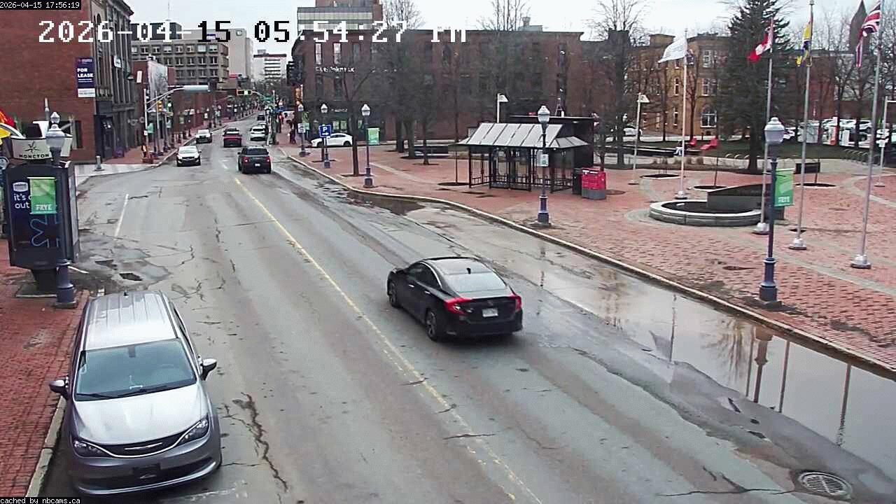 Web Cam image of Moncton (Main Street West)