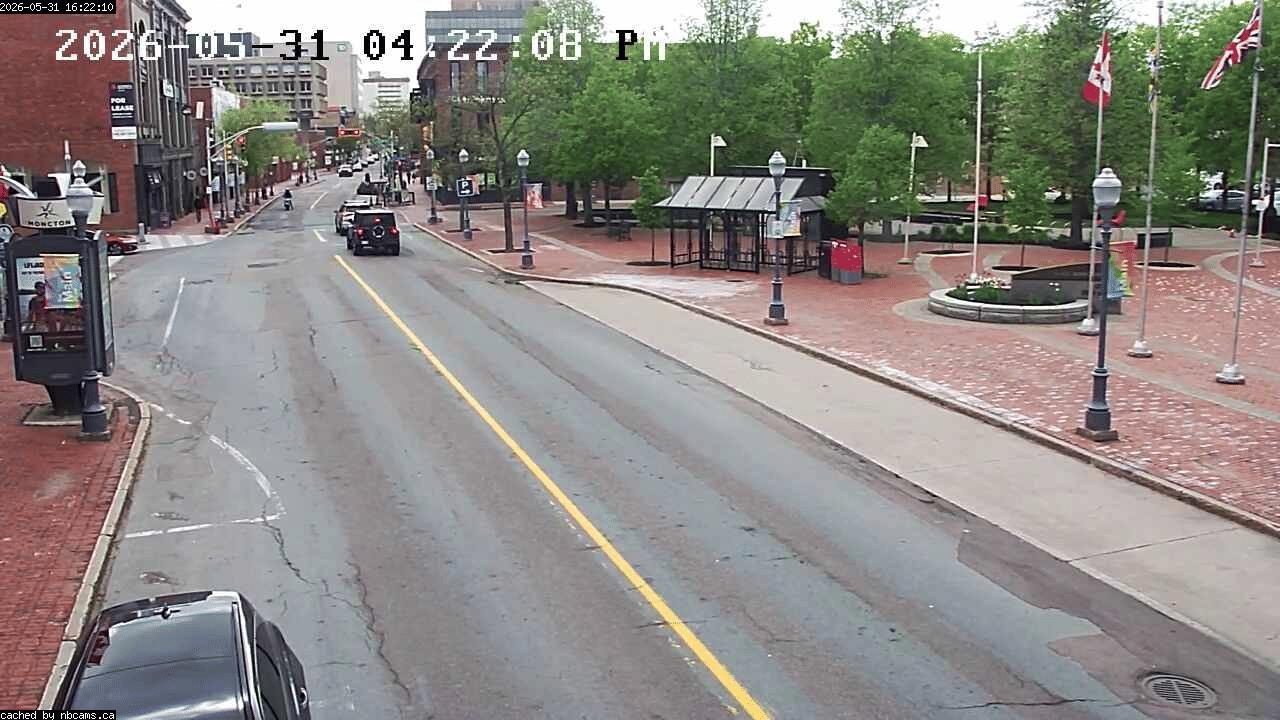 Web Cam image of Moncton (Main Street West)