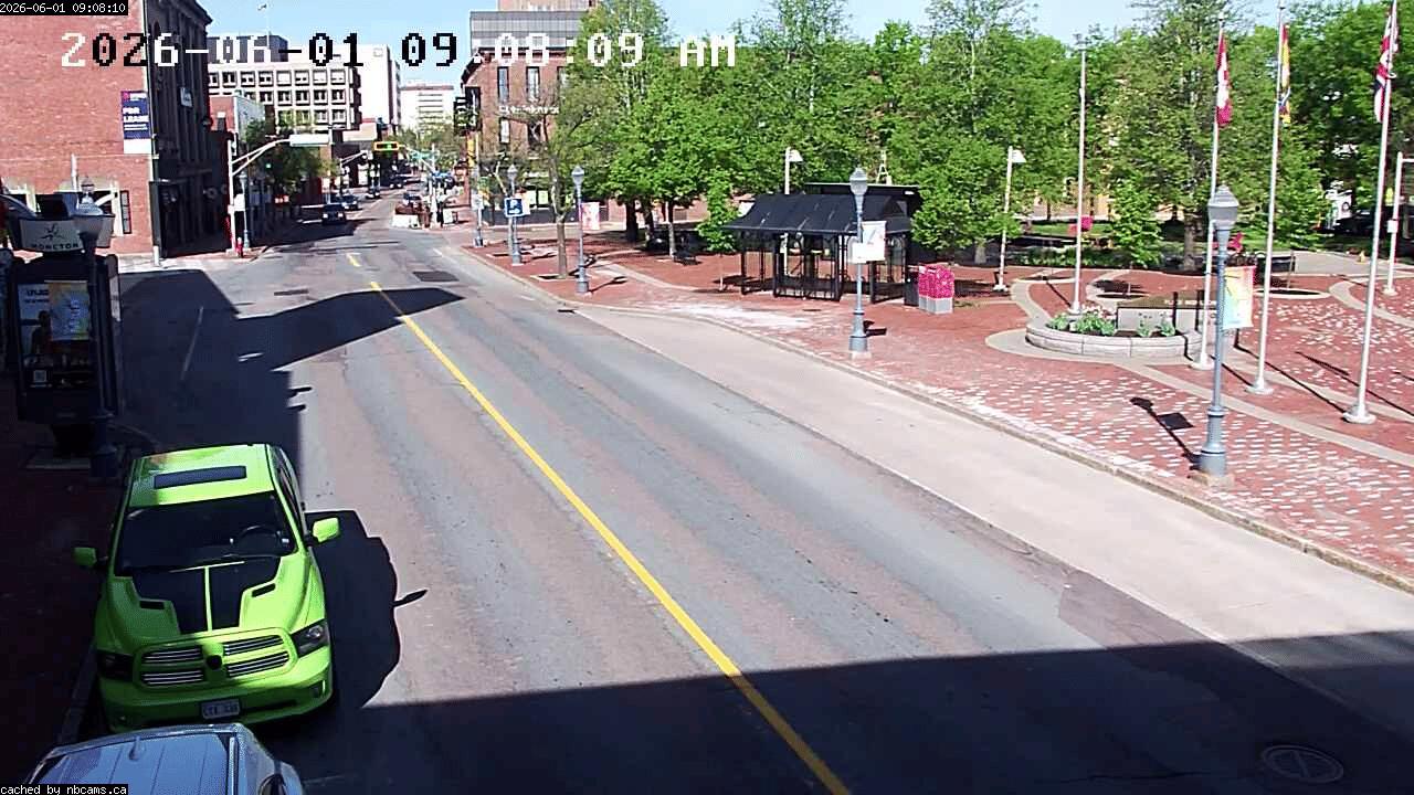 Web Cam image of Moncton (Main Street West)