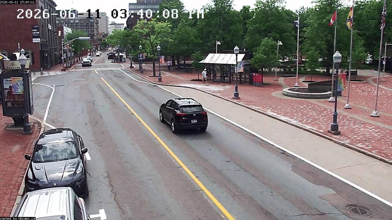 Web Cam image of Moncton (Main Street West)