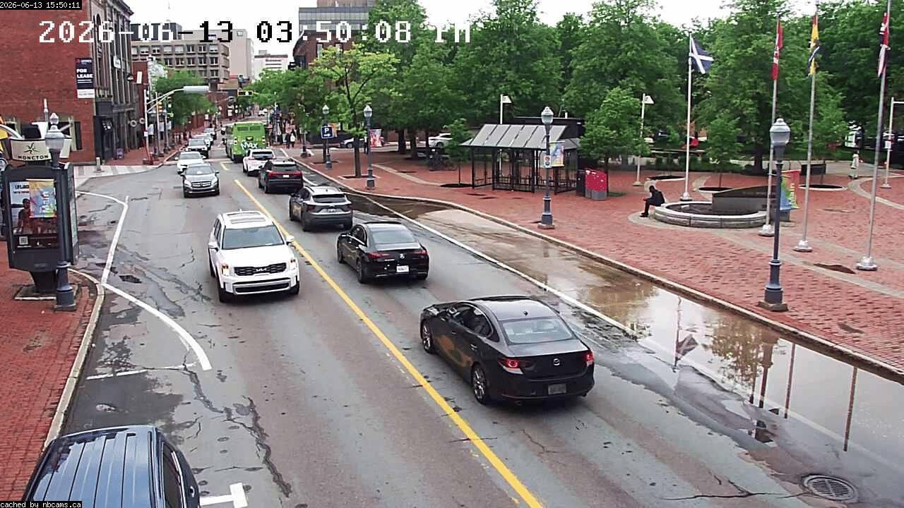 Web Cam image of Moncton (Main Street West)