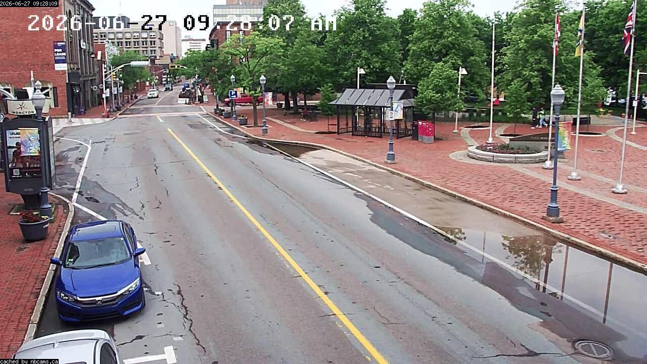 Web Cam image of Moncton (Main Street West)