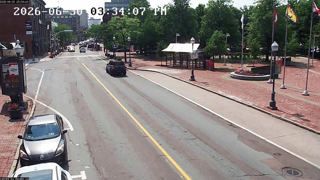 Web Cam image of Moncton (Main Street West)