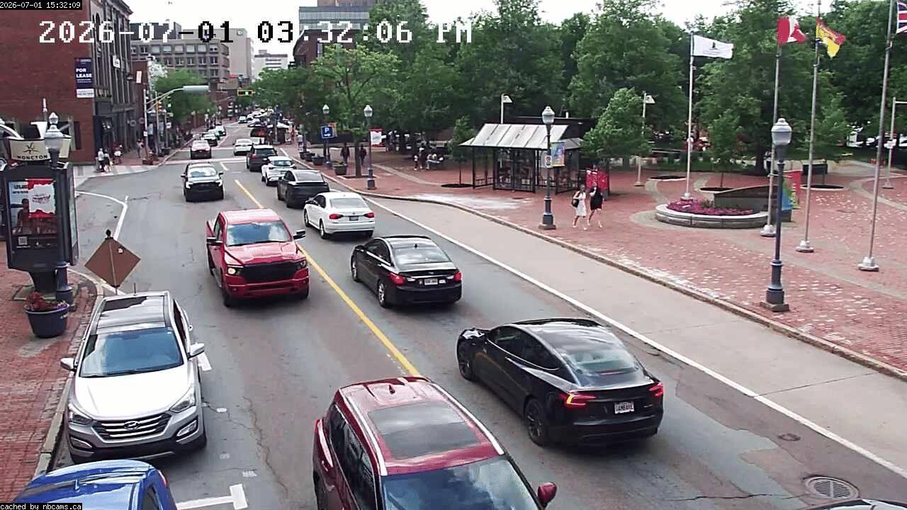 Web Cam image of Moncton (Main Street West)