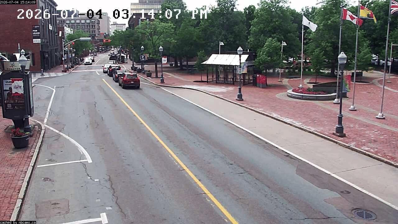 Web Cam image of Moncton (Main Street West)