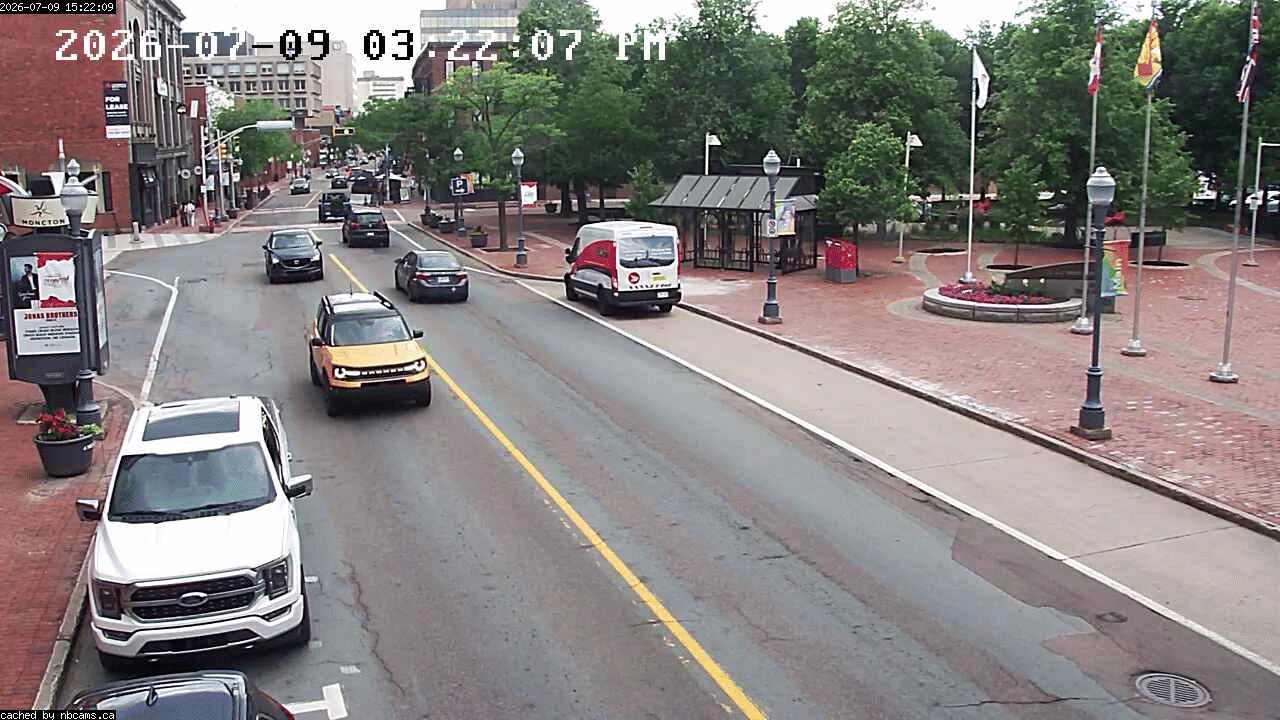 Web Cam image of Moncton (Main Street West)