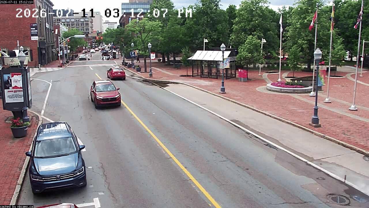 Web Cam image of Moncton (Main Street West)