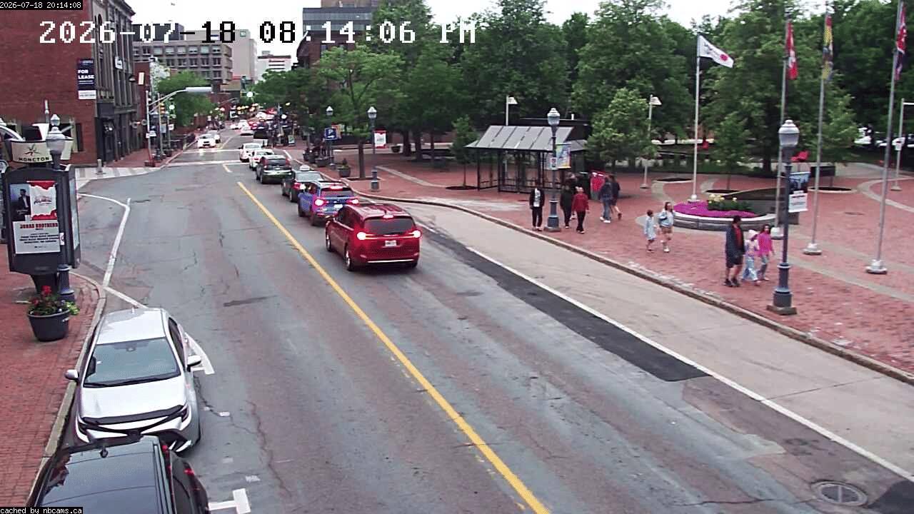Web Cam image of Moncton (Main Street West)