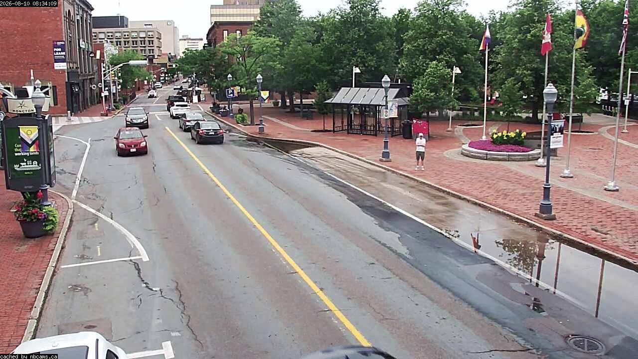 Web Cam image of Moncton (Main Street West)